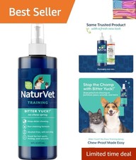 Bitter Yuck No Chew Spray for Dogs, Cats, and Horses Pet Training Spray, Liq...