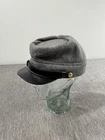 Vintage Civil War Reenactment Confederate Soldier Wool Hat Cap The Depot VA