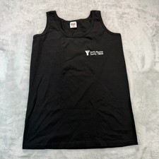 Vintage YMCA Santa Monica Tank Top Mens M Black Made in USA