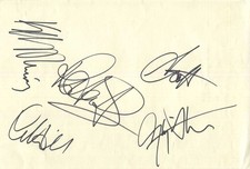 HEAVY METAL BAND Judas Priest autographs, signed album page