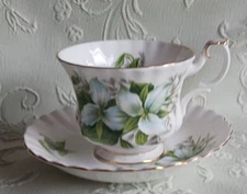 Royal Albert Teacup And Saucer Trillium