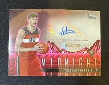 2023-24 Topps Midnight - Rookie Horizon Signatures Tristan Vukcevic #RHS-TV /199