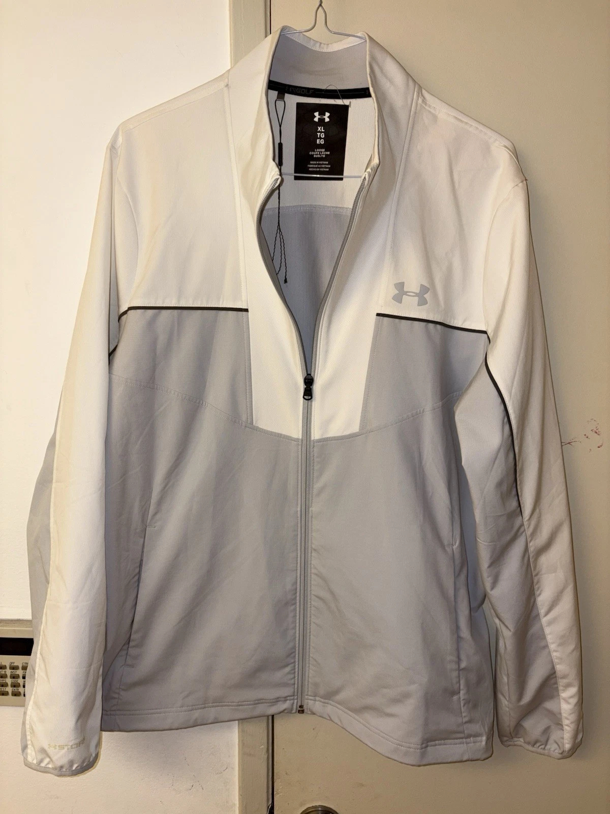 Under Armour Men’s Two Tone Windbreaker Jacket Size XL New