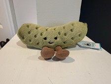 Jellycat Amuseables Pickle Stuffed Toy, 6 inches