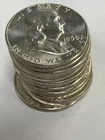 1958 Benjamin Franklin Half Dollar, 90% Silver, BU, By REEDERSONG