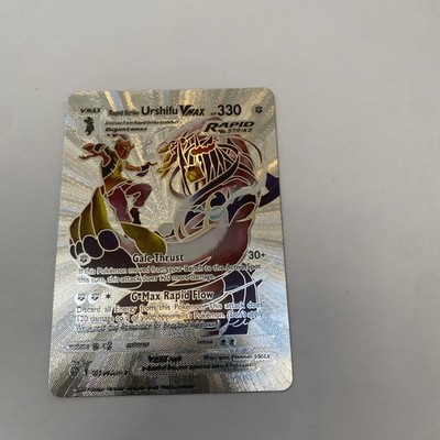 Rapid Strike Urshifu VMAX Silver Foil Fan Art Card G-Max Rapid Flow   
