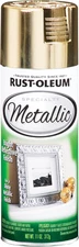 Rust-Oleum 340647 Specialty Metallic Spray Paint, 11 Oz, Metallic Gold