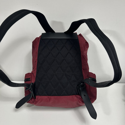 Genuine Burberry Prorsum The Rucksack Nylon Backpack Burgundy Red