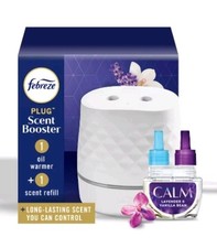 Febreze Plug Scent Booster Downy Calm Starter Kit - 0.87 fl oz/2ct