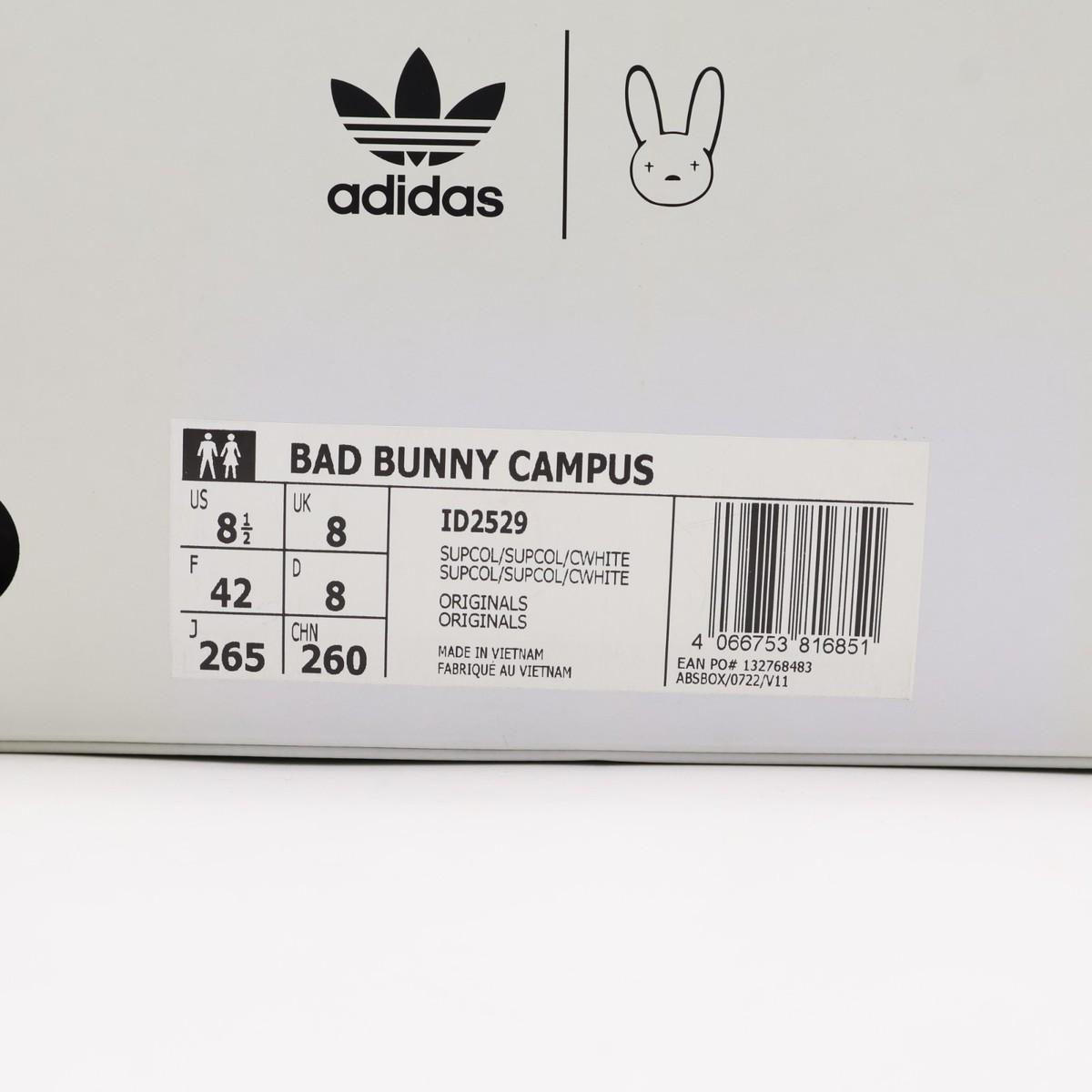 ID2529 Bad Bunny adidas Originals Campus Chalky Brown Sand