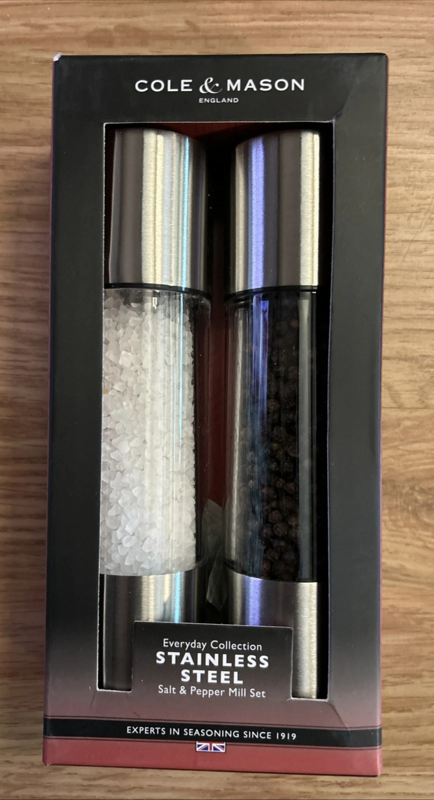 Cole & Mason England Everyday Stainless And Glass Classic Salt Pepper Mill Set
Opens in a new window