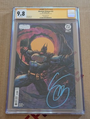 Absolute Batman #19 CGC 9.8 SS Liam Sharp Variant Signed By Scott Snyder 