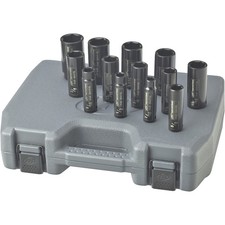 Ingersoll Rand Impact Sockets, 13-Pc. Set, 1/2in.-Drive, Deep Well, SAE, Model#