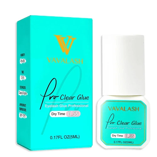 Clear Lash Extension Glue, 0.5-1 Sec Drying Time, 8 Weeks Retention Lash Adhesiv - product listing photo