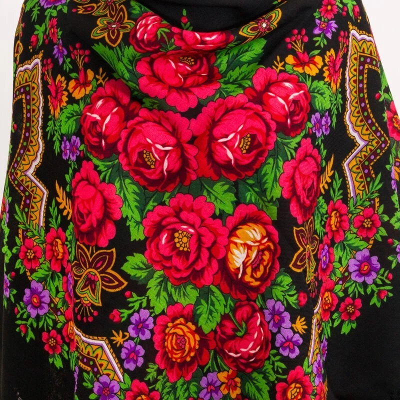 Russian Beauty PAVLOVO POSAD SHAWL Павловопосадский Платок Русская Красавица - Image 3 of 4