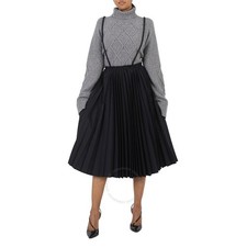 Comme Des Garcons Refurbished Black Narrow Pleat Skirt XS 123110117