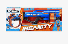 ZURU X-Shot Insanity Mad Mega Barrel Foam Dart Blaster w/ 72 Darts 2022 