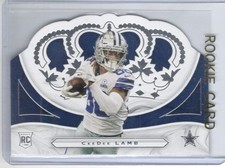 CeeDee LAMB 2020 CROWN ROYALE ROOKIE CARD DALLAS COWBOYS *. rookie card picture