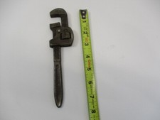 RIDGID Tools 8" PIPE WRENCH Ridge Improved Stillson # H1 Forged Made in USA VGC