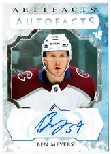 2023-24 Upper Deck Artifacts Autofacts BEN MEYERS #AF-BM Colorado Avalanche Auto