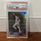 2016 Topps Chrome - Refractor Leaping #1 Mike Trout