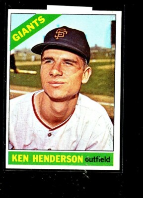 1966 TOPPS #39 KEN HENDERSON GIANTS NRMINT  E03465