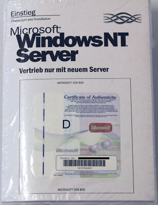 Microsoft Windows NT Server 4.0 - SP4 + Option Pack - Deutsch
