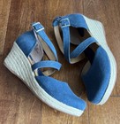 Women’s Boc Bree Espadrille Wedges, Denim Blue, Size 10M, NEW! — photo 2