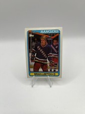 1990-91 Topps - #221 Brian Leetch, New York Rangers.