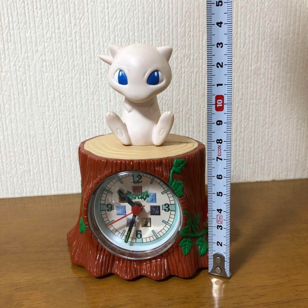 Pokémon Vintage Mew Figure Desktop Clock 1998 Nintendo JAPAN