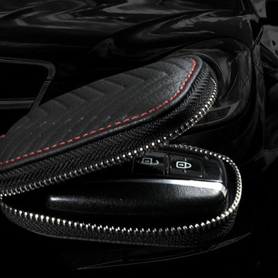 Universal Premium Car Key Fob Case Leather Smart Key Fob Holder for Remote Key