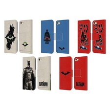 OFFICIAL THE BATMAN GRAPHICS LEATHER BOOK CASE FOR APPLE iPOD TOUCH MP3
