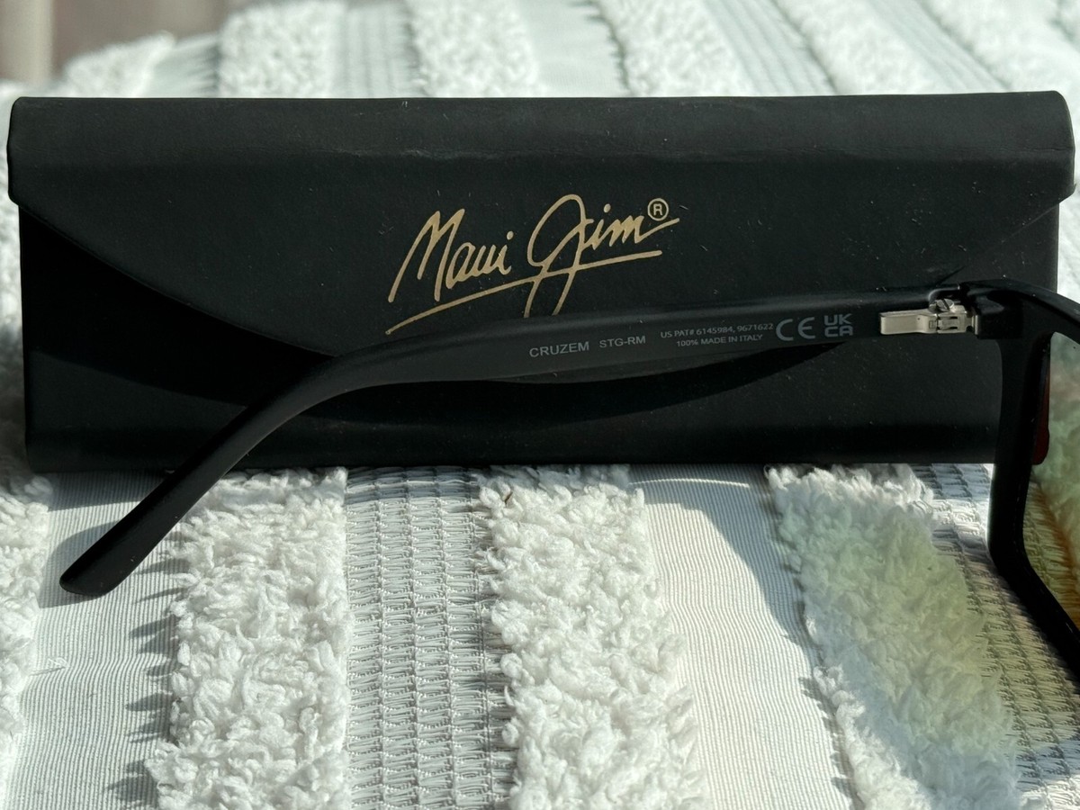 Maui Jim Cruzem MJ 864 02A Matte Black Rubber Frame & Hawaii Maui Jim Cruzem MJ 864 02A Matte Black Rubber Frame & Hawaii