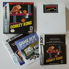 Thumbnail of ebay&reg; auction 135032395955 | Donkey Kong Classic NES Series GameBoy Advance GBA Complete In Box VGC