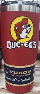 buc ee's travel mug