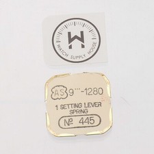 AS 1280, 1270, 1260 Watch Setting Lever Spring Set Bridge Watchmaker C19R2 