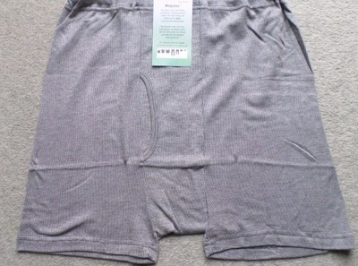 9er Set Herrenschlüpfer Beinschlüpfer Boxershorts Thieme Grau Gr.6 mit Eingriff
