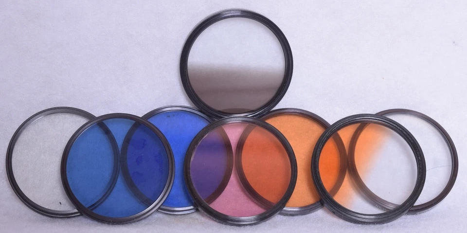 Lote Hoya 85, HOYA CS PRO 80A Telestar FL-D Tiffen NDO-6 & SUNRISE Quantaray UV Foto 2 de 4