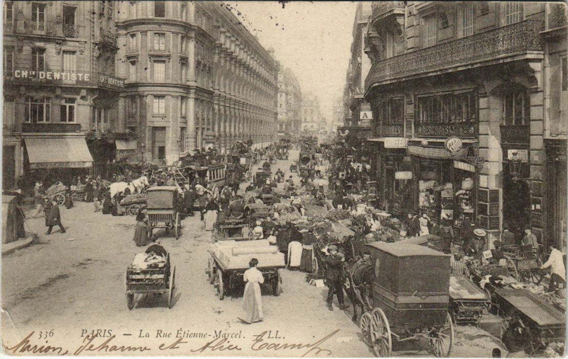 Carte Postale Ancienne CPA Paris 1er - Rue Etienne-Marcel (1270529) - Originale