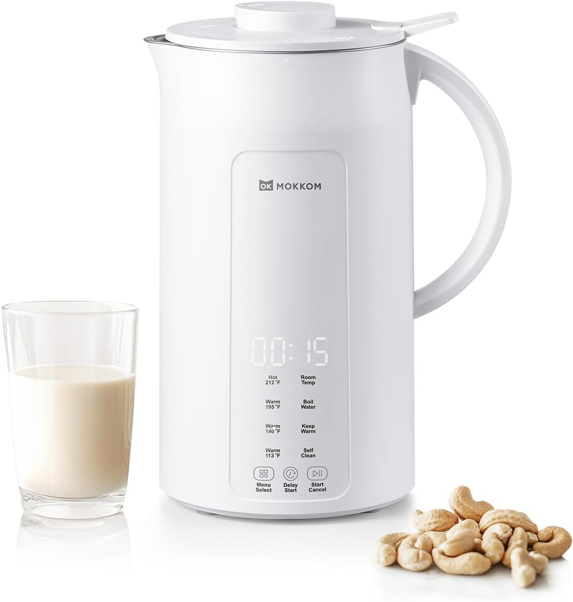 Nut Milk Maker, 42Oz Automatic Almond Milk Machine for Homemade Plant-Based Milk