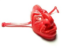 Marx Vintage Johnny West Adventure JWA Chief Cherokee Red Ceremonial Mask L L 