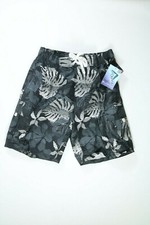 Mens Kanu Surf Black Paradise Swim Trunks NEW NWT