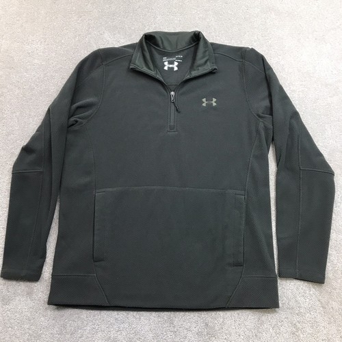 Zip Pullover Fleece Olive Green 