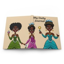 Hardcover Journal Matte with Three Ladies on Cover in Formal Wear