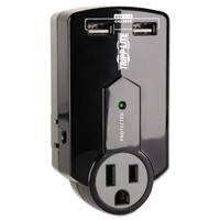 Tripplite Travel Surge With 2.1 Amp Usb Charging Ports, 3 Outlets/2 Usb, 540 on sale Tripplite Travel Surge With 2.1 Amp Usb Charging Ports, 3 Outlets/2 Usb, 540 on sale
