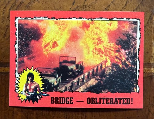 Rambo First Blood Part II Topps Trading Card Singles COMPLETE YOUR SET! U PICK - Picture 41 of 60