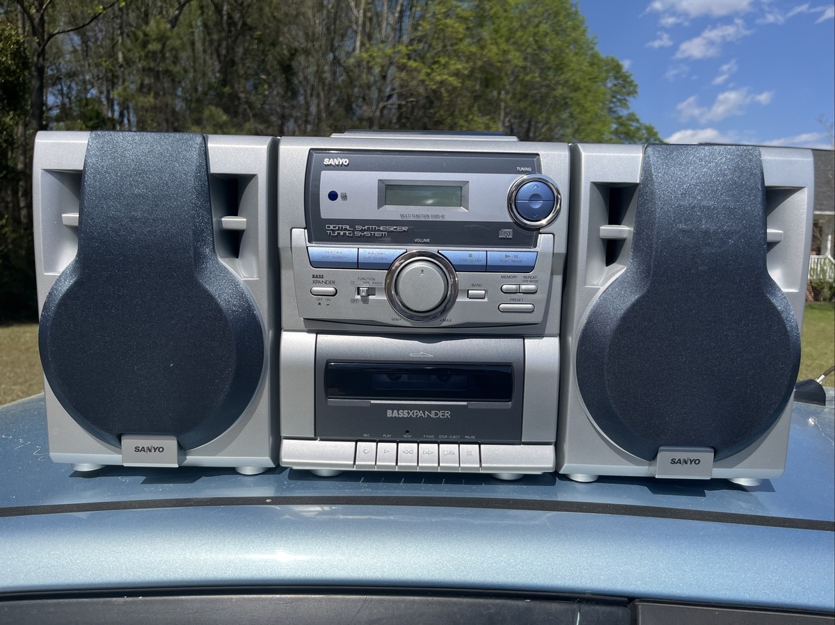 SANYO CWM-470 BOOMBOX PORTABLE STEREO | eBay