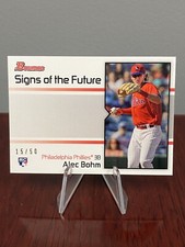 2021 Bowman Transcendent VIP Party Alec Bohm '08 Redux Phillies /50 ABV-08SF RC
