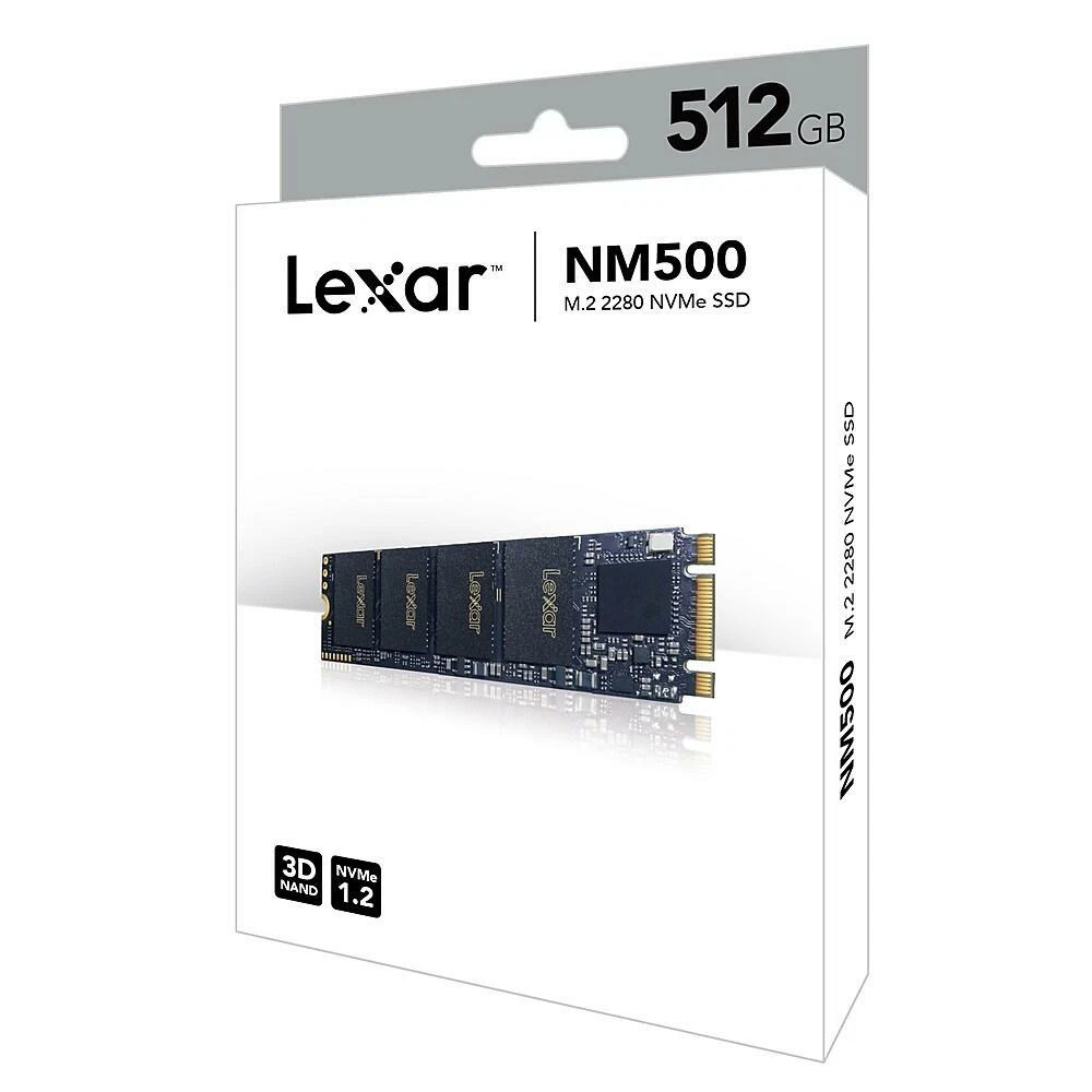 LEXAR NM500 512GB M.2 2280 NVMe SSD Solid State Drive Up to 1650MB s