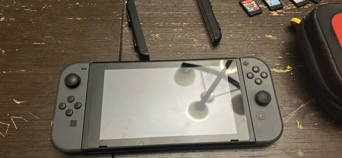 Nintendo Switch black 箱付き nintendo switch with games and case | eBay
